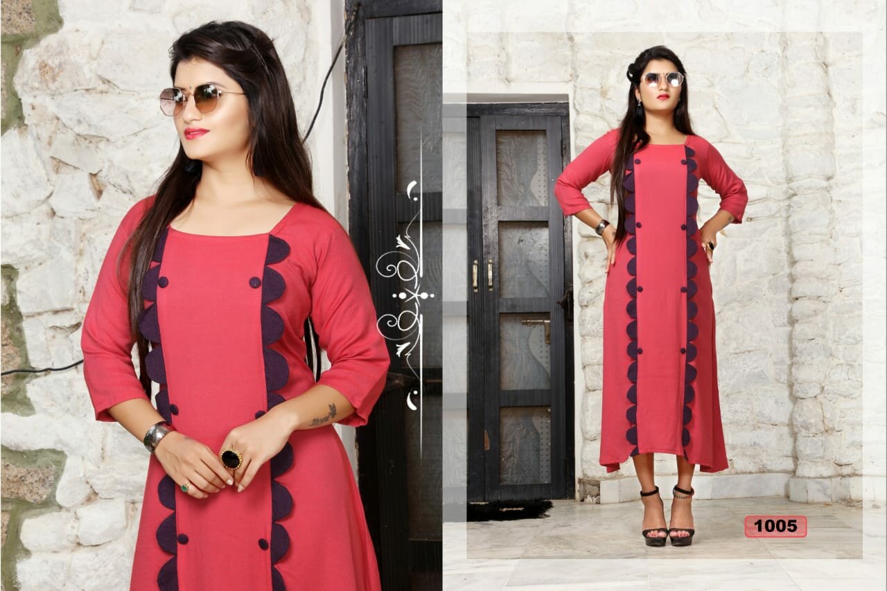 Payal Kalatika Plain Solid Heavy Rayon Kurti Catalog Payal Kalatika Plain Solid Heavy Rayon Kurti Catalog