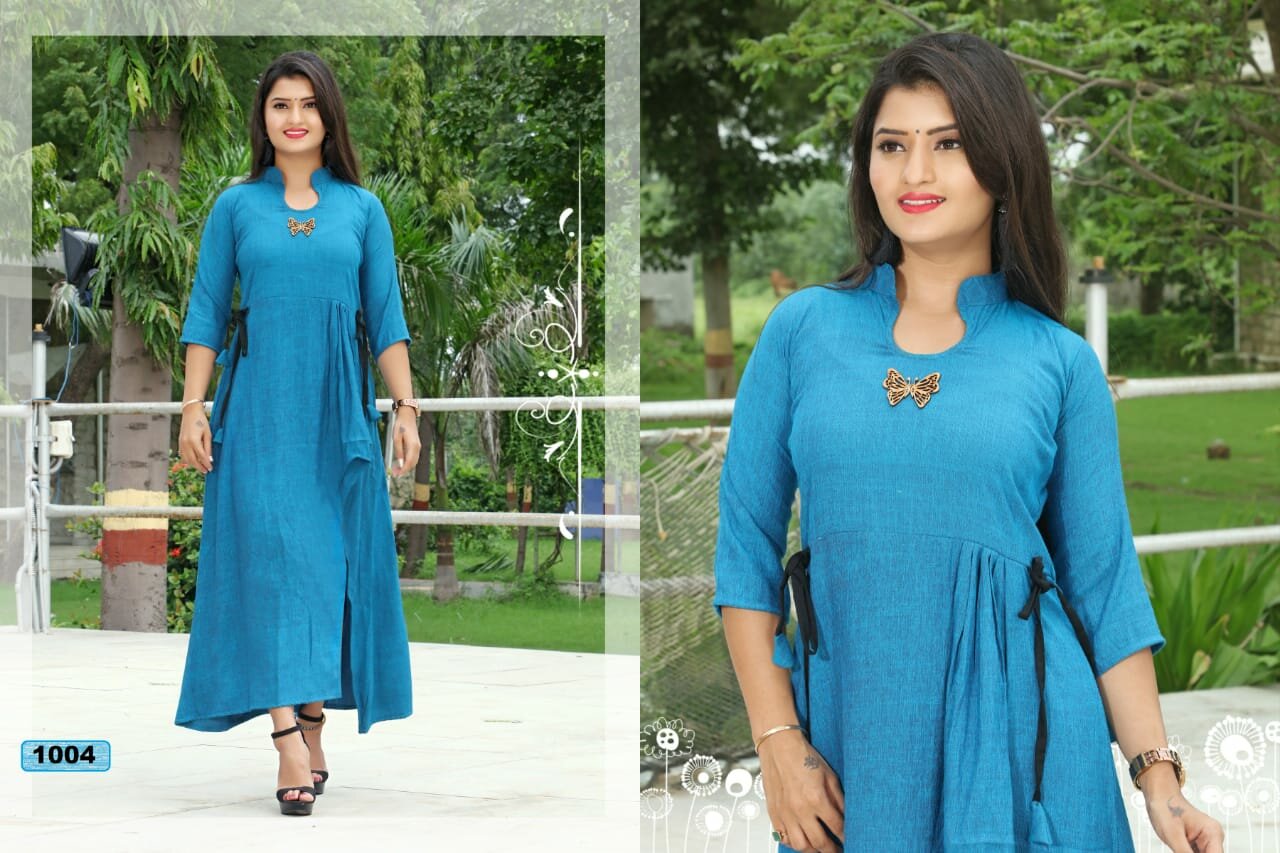 Payal Kalatika Plain Solid Heavy Rayon Kurti Catalog Payal Kalatika Plain Solid Heavy Rayon Kurti Catalog