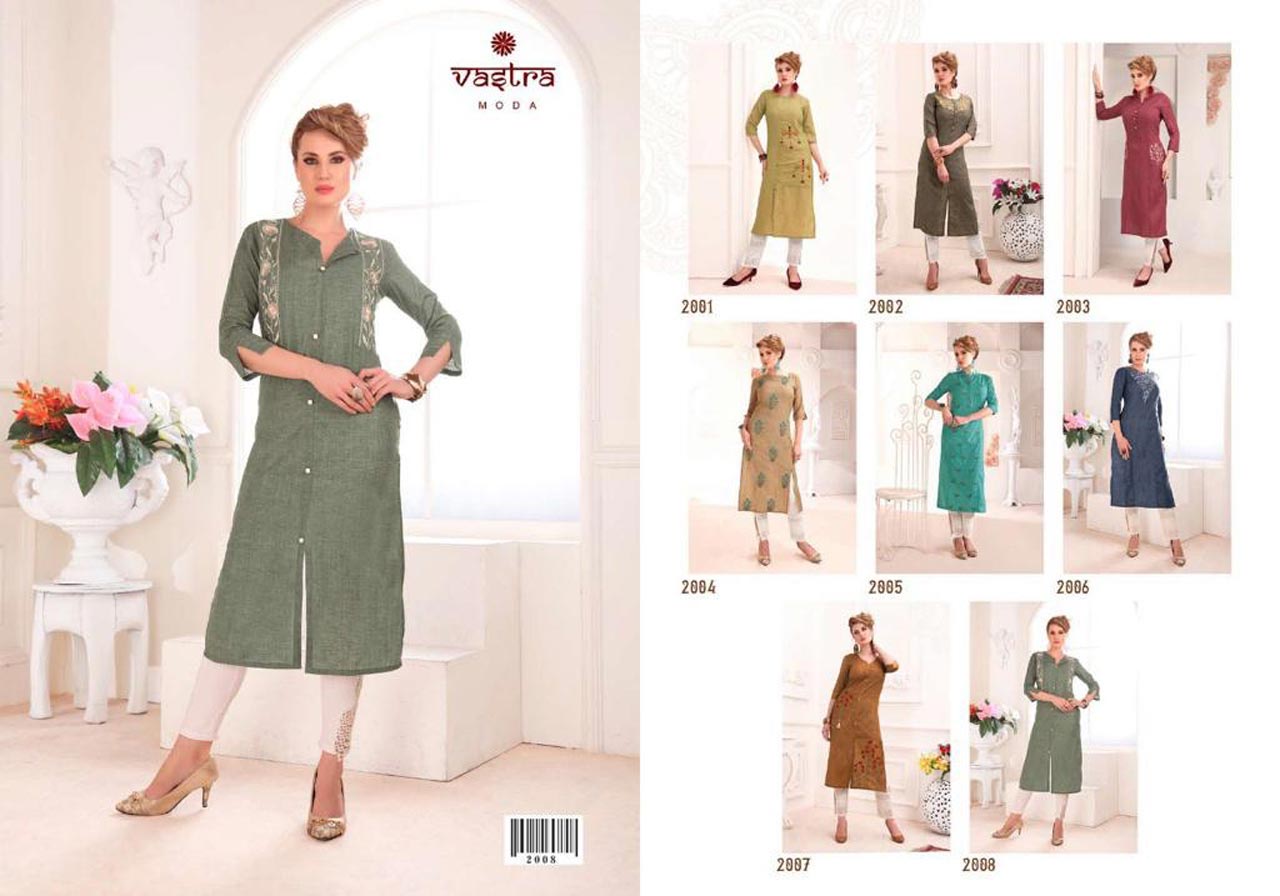Vastra Moda Pearl Embroidered Wholesale Kurti Vastra Moda Pearl Embroidered Wholesale Kurti