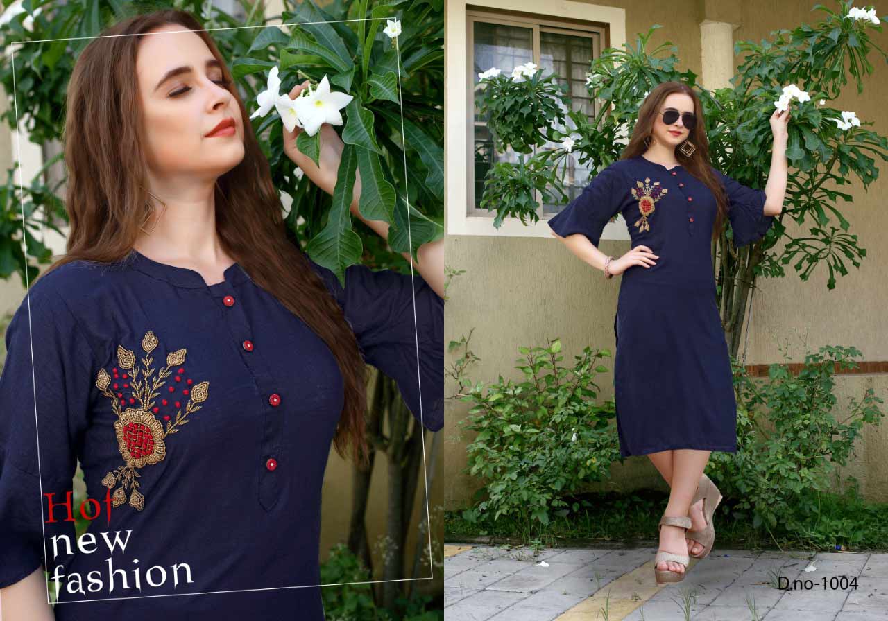 Poorvi Queen Rayon Slub Kurti Catalog Poorvi Queen Rayon Slub Kurti Catalog