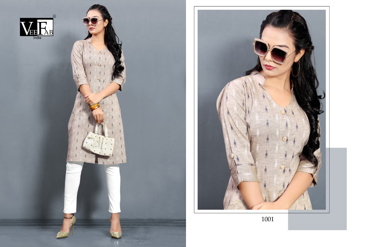 Veefab Queen Handloom Cotton Kurtis Set Veefab Queen Handloom Cotton Kurtis Set
