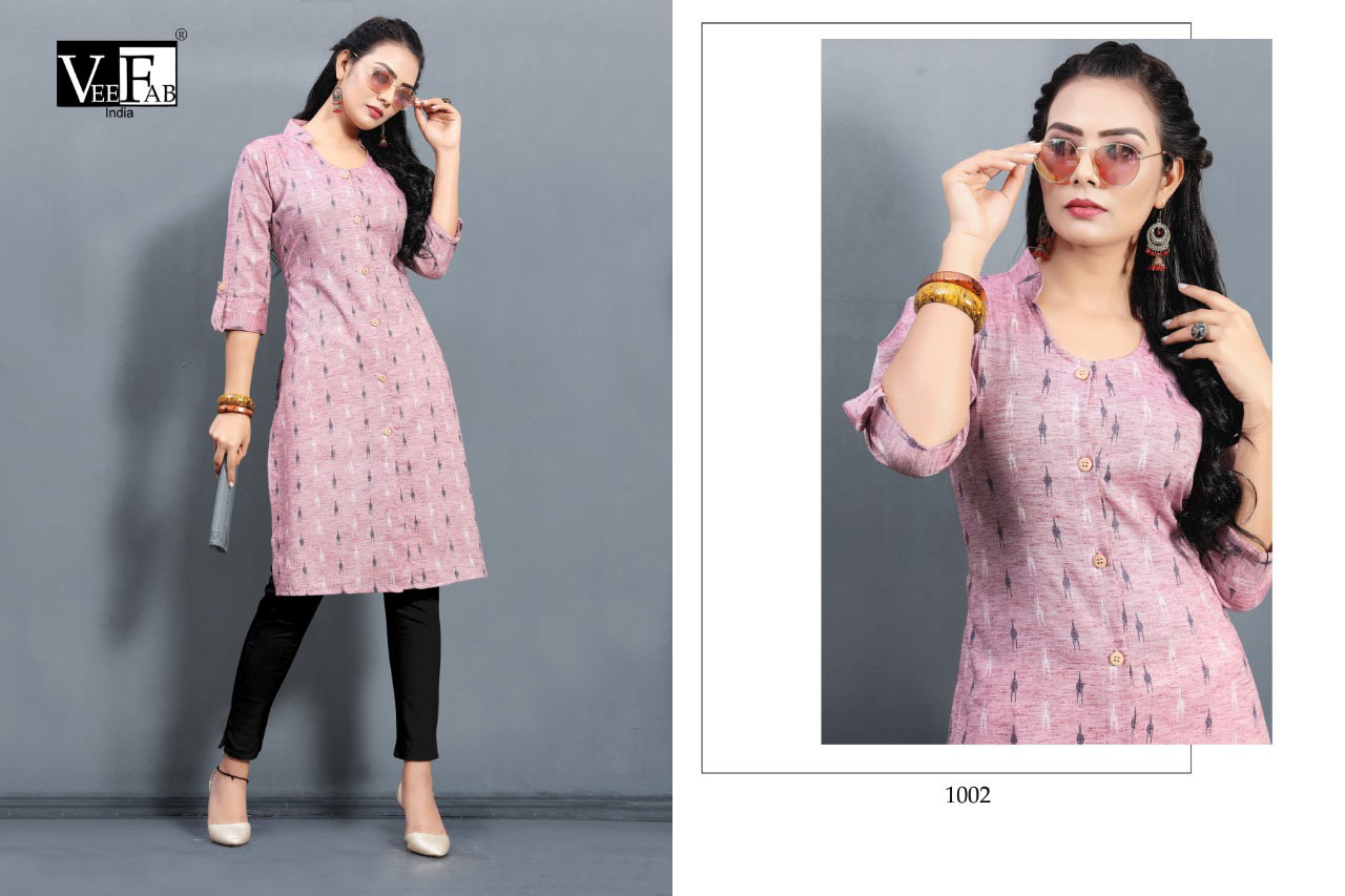 Veefab Queen Handloom Cotton Kurtis Set Veefab Queen Handloom Cotton Kurtis Set