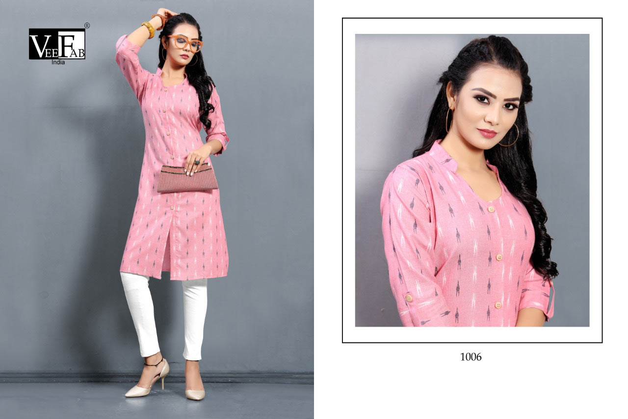 Veefab Queen Handloom Cotton Kurtis Set Veefab Queen Handloom Cotton Kurtis Set