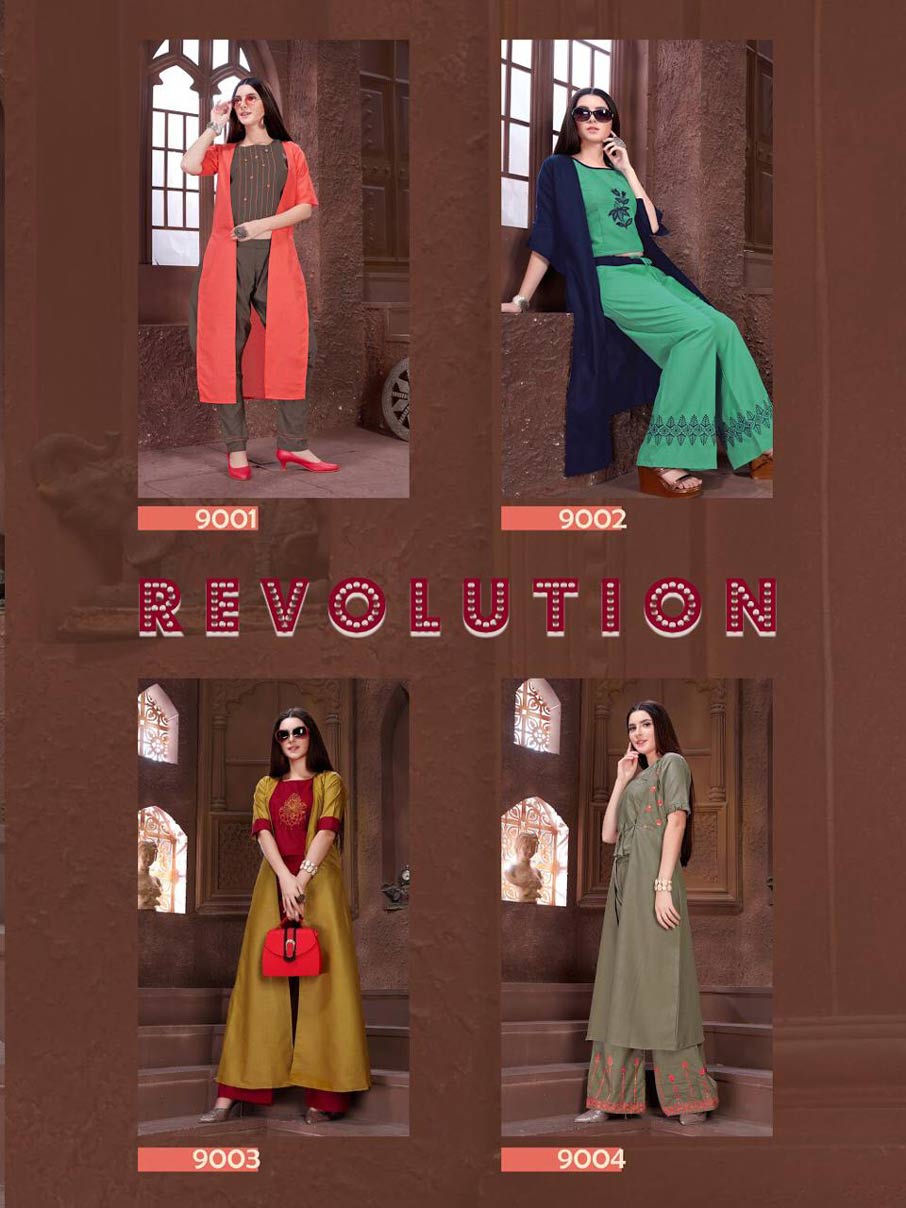 Revolution Rijiya Trends Long Jacket Wholesale Cotton Kurti Revolution Rijiya Trends Long Jacket Wholesale Cotton Kurti