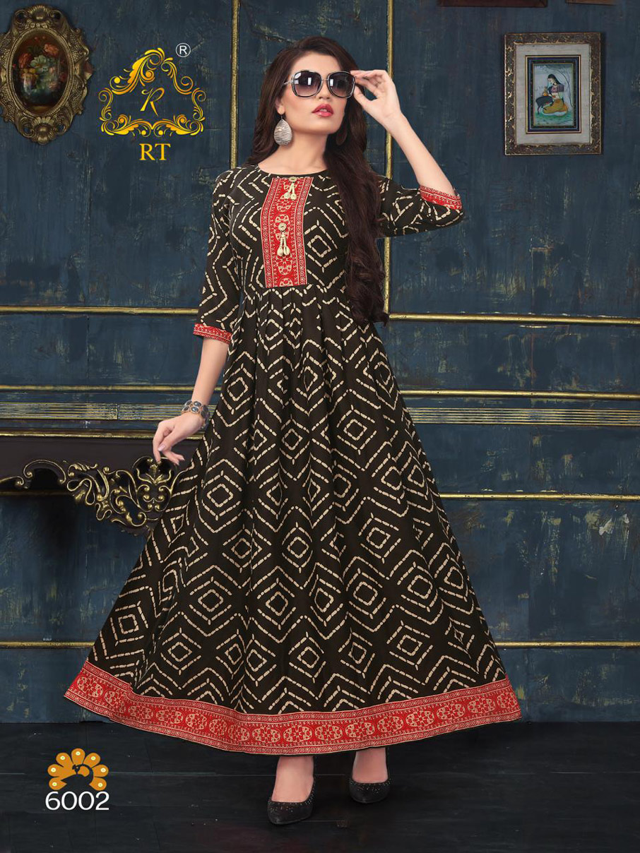Riwaayat Rijiya Trends Flare Printed Rayon Kurti Riwaayat Rijiya Trends Flare Printed Rayon Kurti