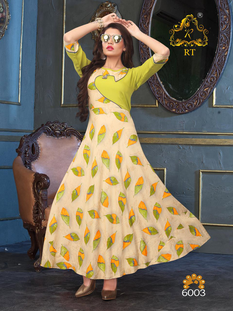 Riwaayat Rijiya Trends Flare Printed Rayon Kurti Riwaayat Rijiya Trends Flare Printed Rayon Kurti
