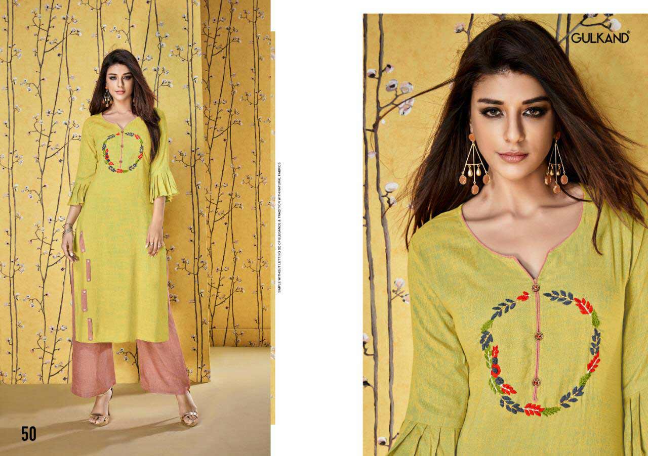 Gulkand Ruhani Two Tone Palazzo Kurti Gulkand Ruhani Two Tone Palazzo Kurti