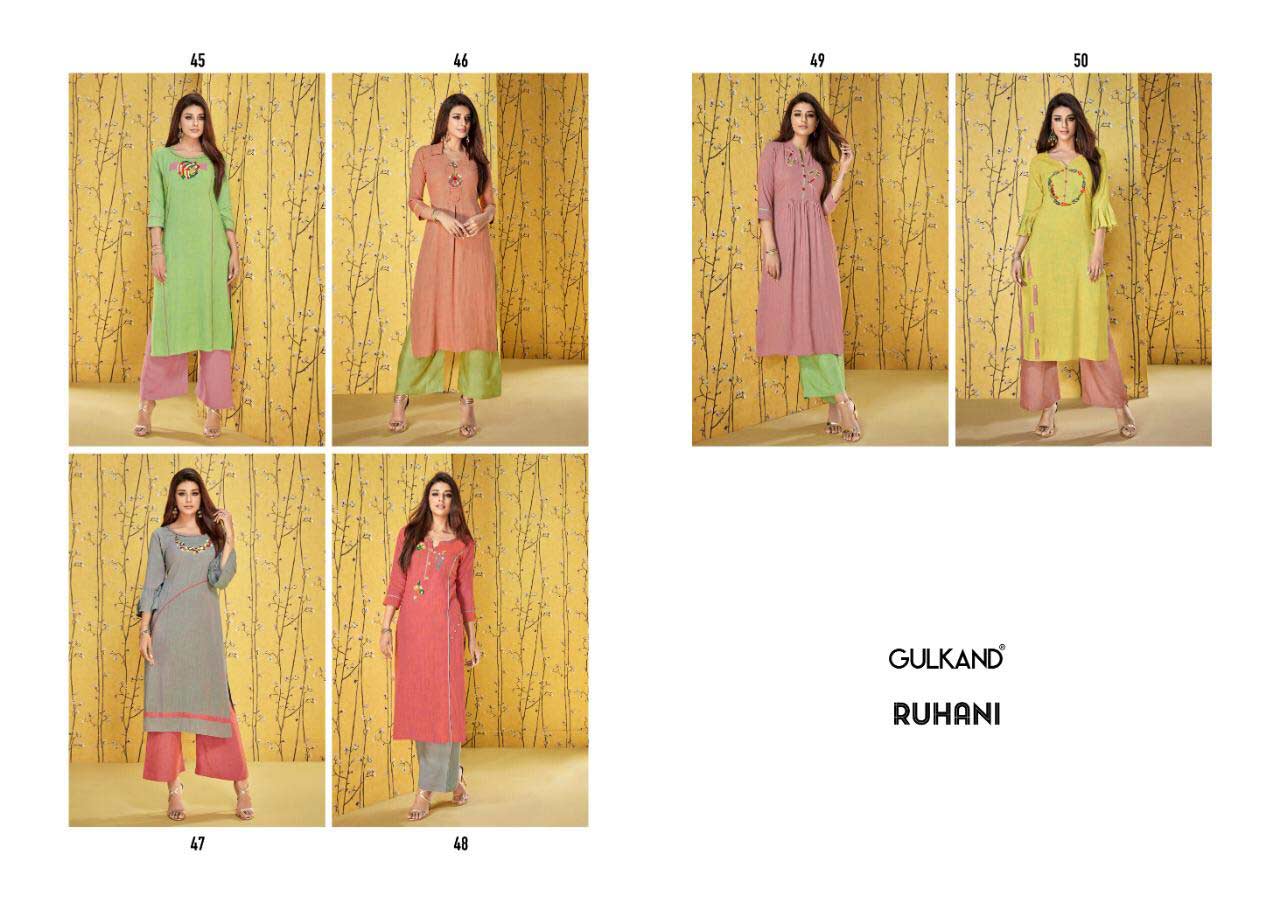 Gulkand Ruhani Two Tone Palazzo Kurti Gulkand Ruhani Two Tone Palazzo Kurti