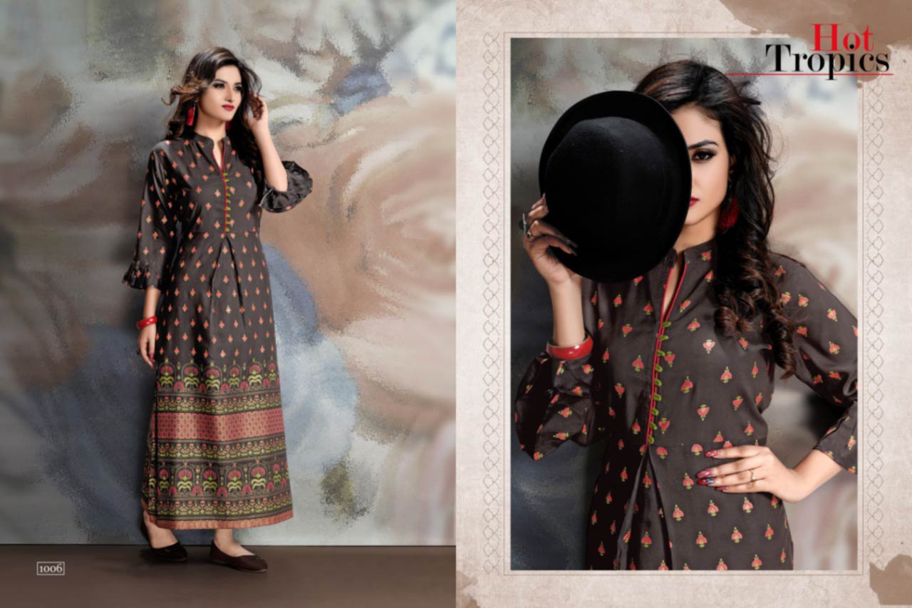 Ayush Sakhi Rayon Gold Print Kurti Catalog Ayush Sakhi Rayon Gold Print Kurti Catalog