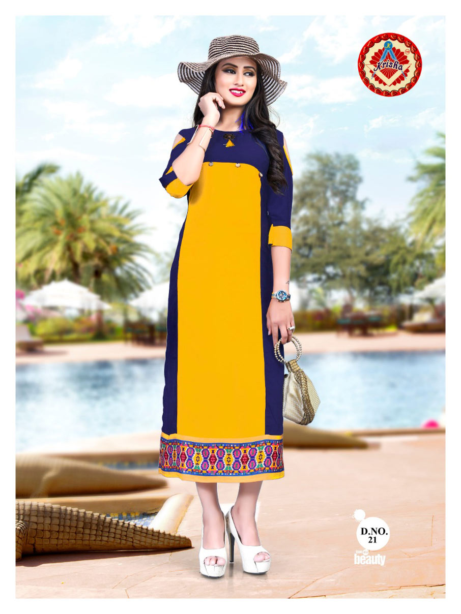 Sana Krisha Print Rayon Straight Digital Wholesale Kurti Sana Krisha Print Rayon Straight Digital Wholesale Kurti