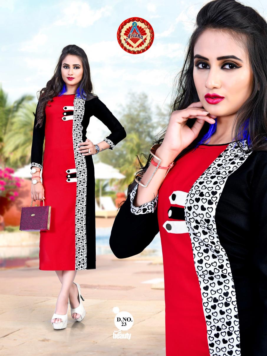 Sana Krisha Print Rayon Straight Digital Wholesale Kurti Sana Krisha Print Rayon Straight Digital Wholesale Kurti