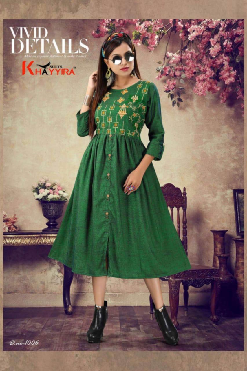 Scarlett Rayon Flair Wholesale Kurti Set Scarlett Rayon Flair Wholesale Kurti Set