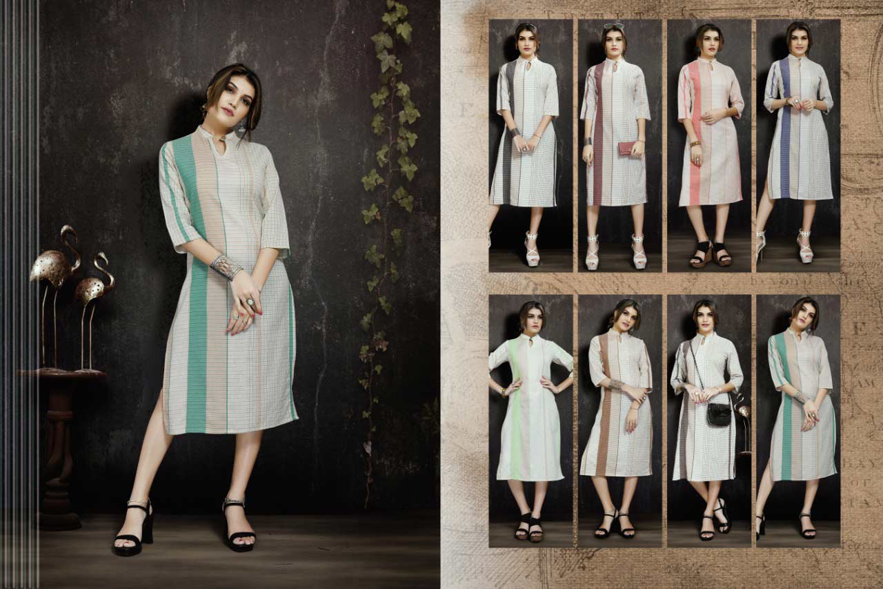 Shaalini Wholesale Cotton Kurti Catalogue Set Shaalini Wholesale Cotton Kurti Catalogue Set
