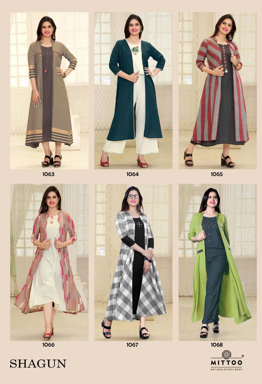 Shagun Mittoo Long Shrug Kurti Manufacturer Shagun Mittoo Long Shrug Kurti Manufacturer