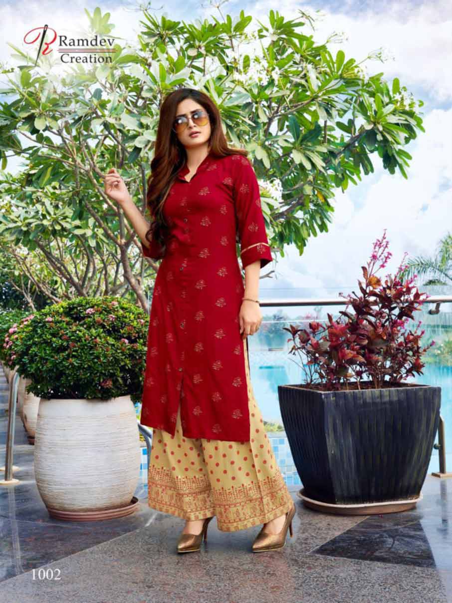 Randev Design Shree Block Print Kurti Catalog Randev Design Shree Block Print Kurti Catalog