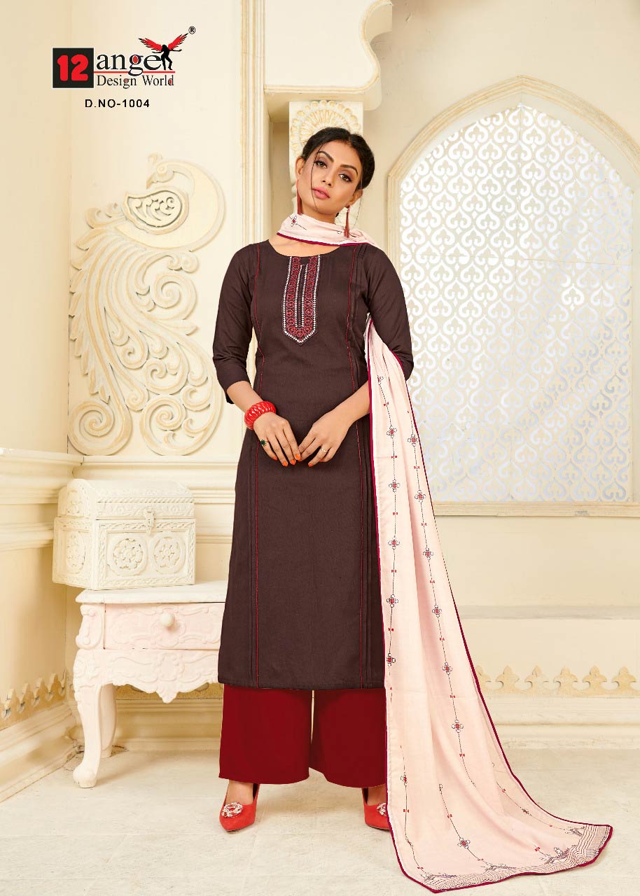12Angel Silicone Cotton Embroidery Kurtis 12Angel Silicone Cotton Embroidery Kurtis