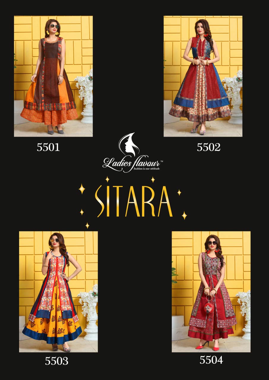 Sitara Ladies Flavour Musline Digital Print Kurti Sitara Ladies Flavour Musline Digital Print Kurti