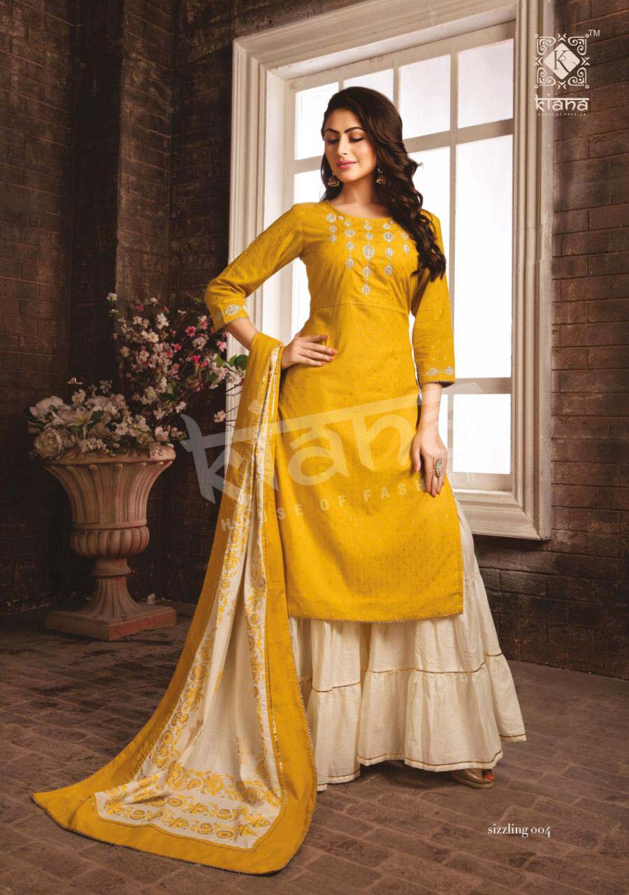 Sizzling Kiana Sharara Kurti Set Manufacturer Sizzling Kiana Sharara Kurti Set Manufacturer
