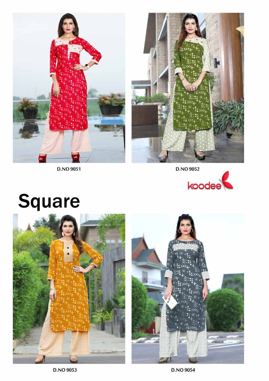 Square Koodee Rayon Print Kurti Manufacturer Square Koodee Rayon Print Kurti Manufacturer