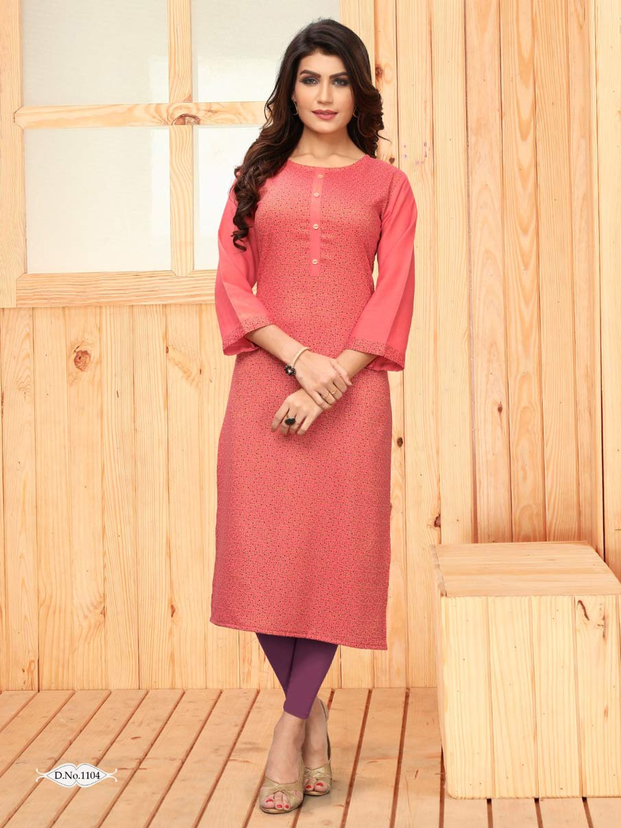 Stream Banwery Namo Slub Foil Kurti Suppliers Stream Banwery Namo Slub Foil Kurti Suppliers