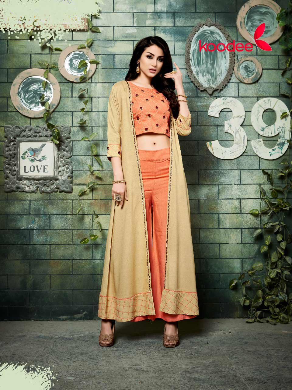 Sweet-Heart Koodee Slub Handwork Wholesale Kurti Sweet-Heart Koodee Slub Handwork Wholesale Kurti