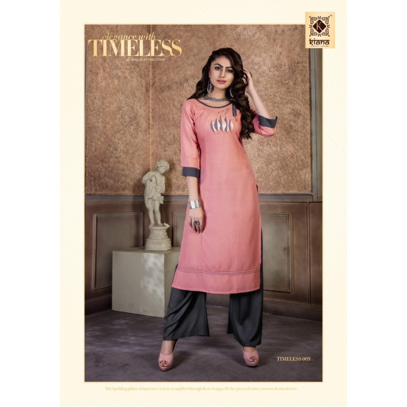 Timeless Kiana Designer Embroidery Kurtis Set Timeless Kiana Designer Embroidery Kurtis Set