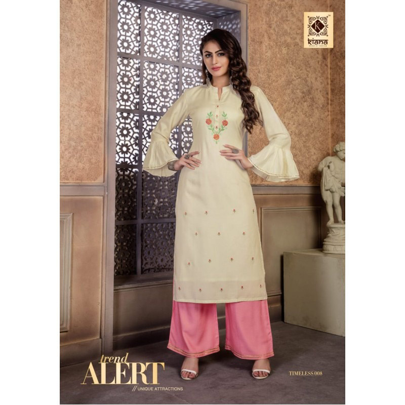 Timeless Kiana Designer Embroidery Kurtis Set Timeless Kiana Designer Embroidery Kurtis Set