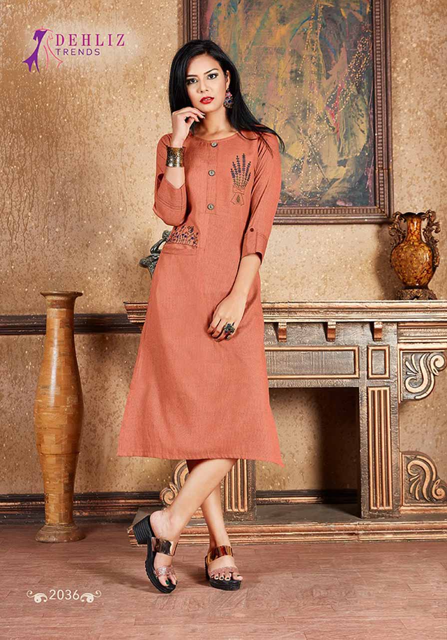 Dehliz Trends Trendy Self Lining Wholesale Kurti Dehliz Trends Trendy Self Lining Wholesale Kurti