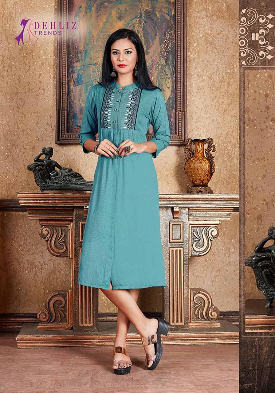 Dehliz Trends Trendy Self Lining Wholesale Kurti Dehliz Trends Trendy Self Lining Wholesale Kurti