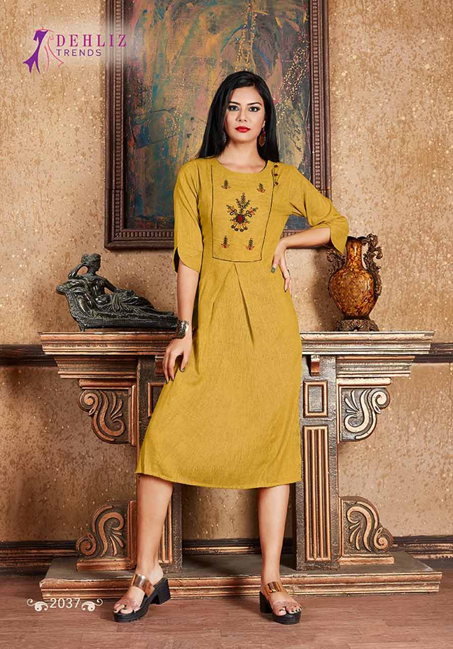 Dehliz Trends Trendy Self Lining Wholesale Kurti Dehliz Trends Trendy Self Lining Wholesale Kurti