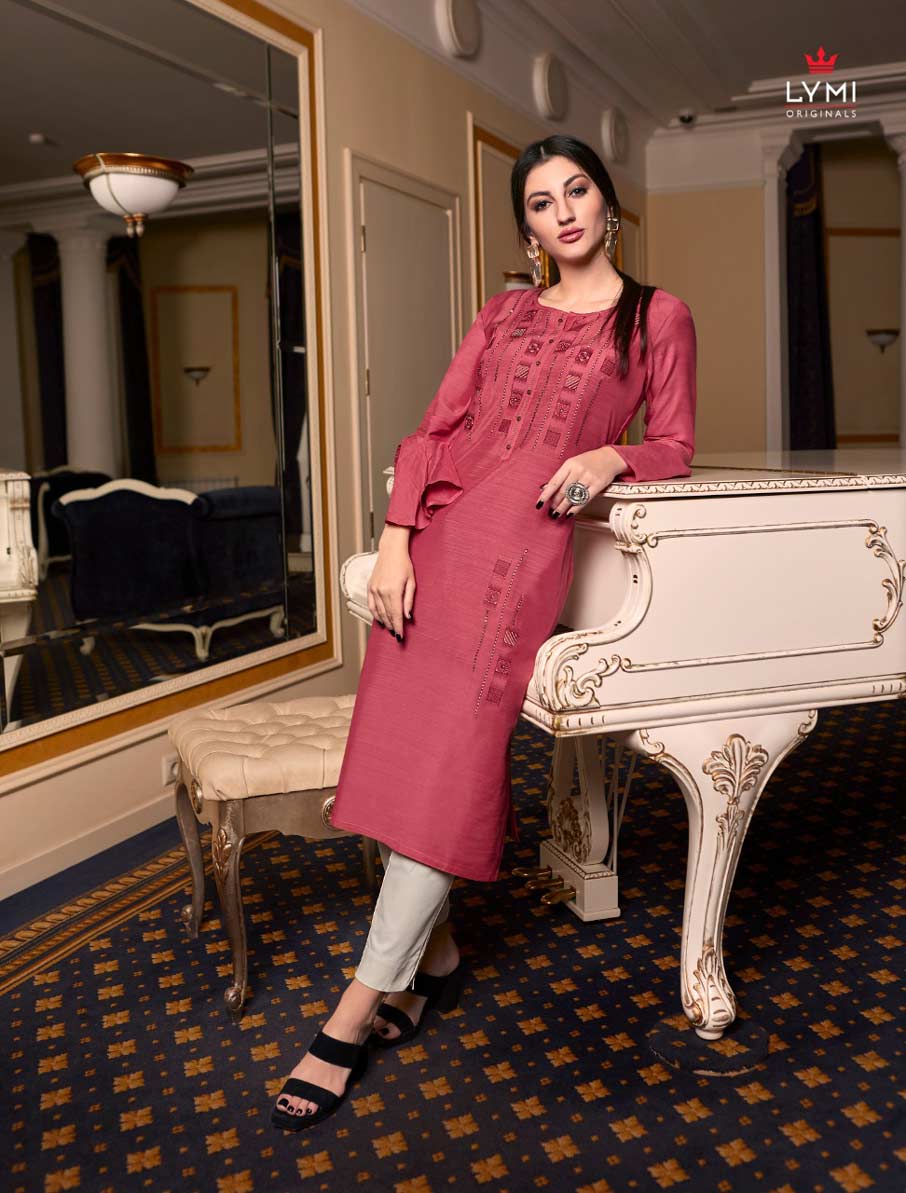Lymi Vibrant Rayon Slub Wholesale Kurti Lymi Vibrant Rayon Slub Wholesale Kurti
