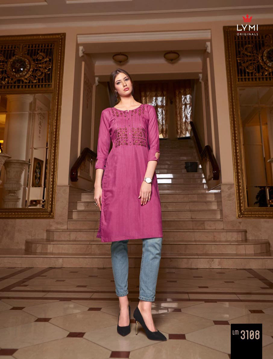 Lymi Vibrant Rayon Slub Wholesale Kurti Lymi Vibrant Rayon Slub Wholesale Kurti