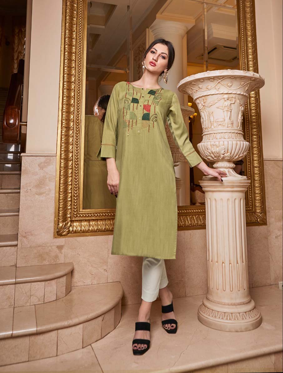 Lymi Vibrant Rayon Slub Wholesale Kurti Lymi Vibrant Rayon Slub Wholesale Kurti
