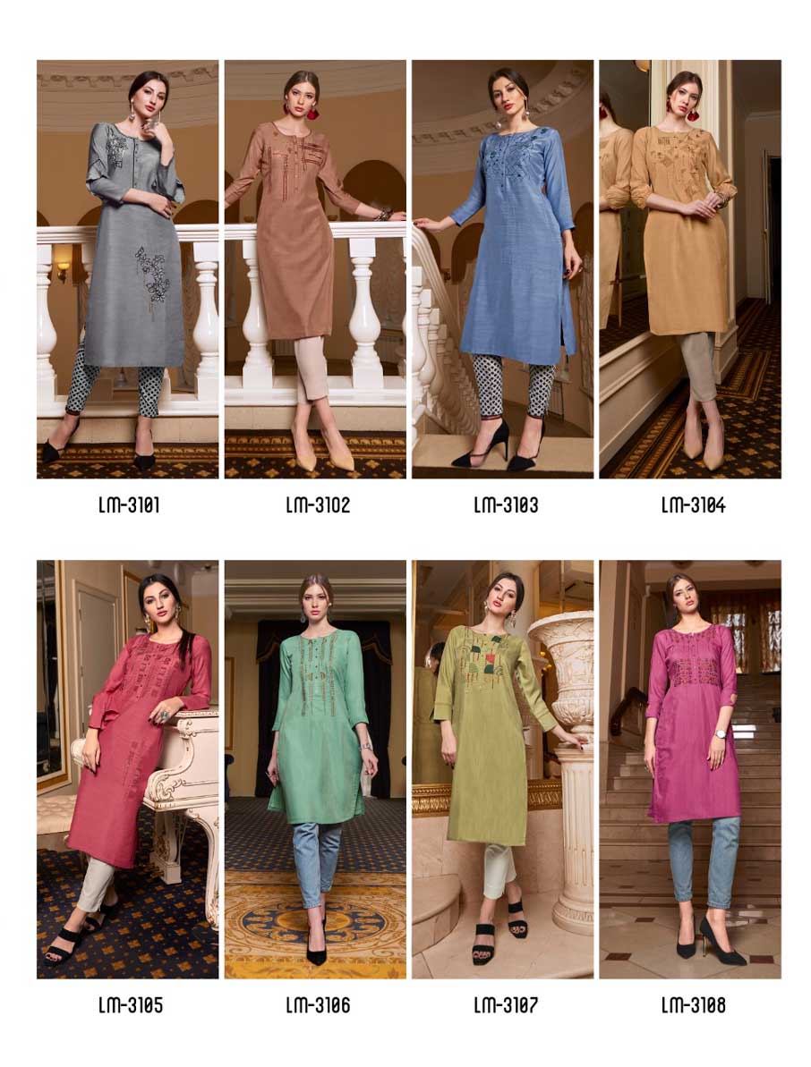 Lymi Vibrant Rayon Slub Wholesale Kurti Lymi Vibrant Rayon Slub Wholesale Kurti