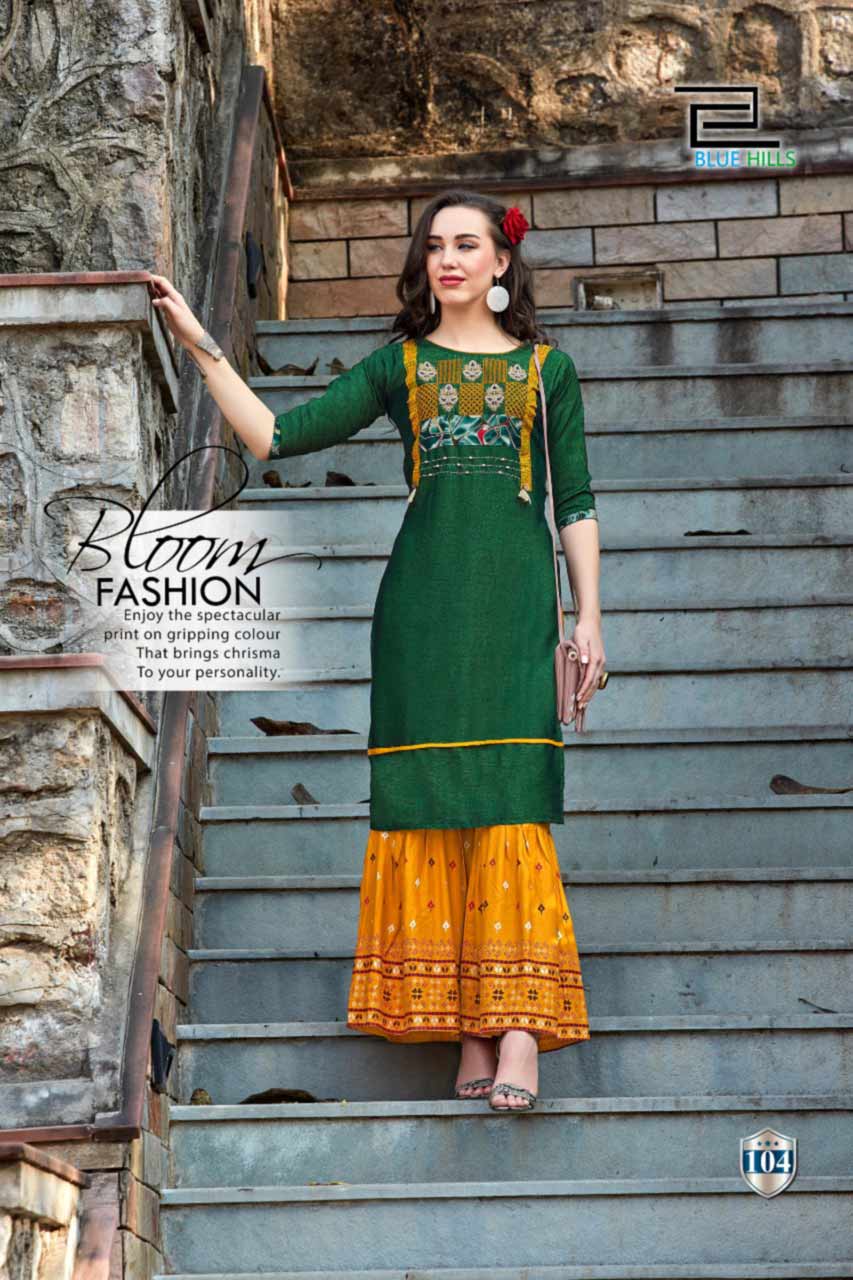 Walkway-x Foil Print Kurtis Catalog Set Walkway-x Foil Print Kurtis Catalog Set