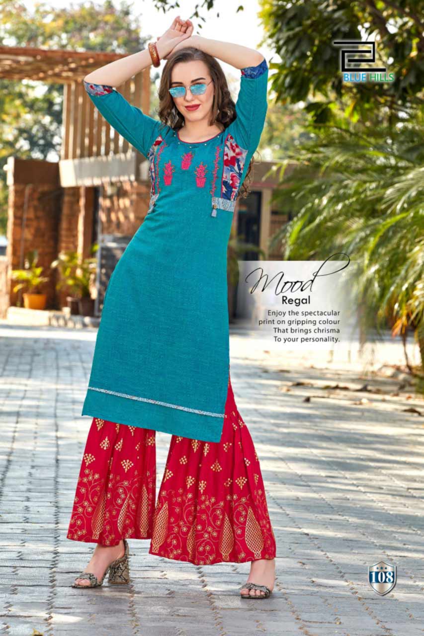 Walkway-x Foil Print Kurtis Catalog Set Walkway-x Foil Print Kurtis Catalog Set