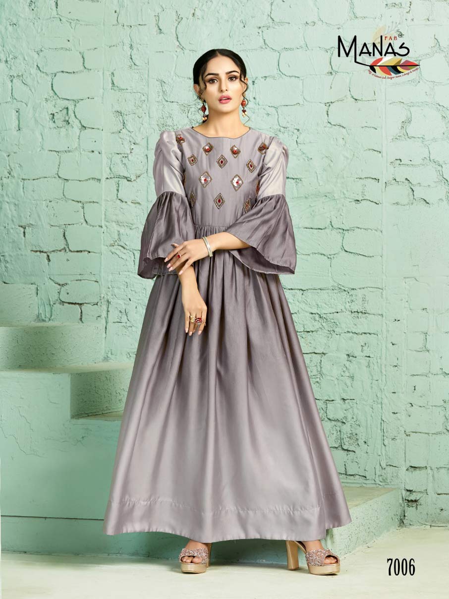Zaira Manas Silk Handwork Wholesale Gown Zaira Manas Silk Handwork Wholesale Gown