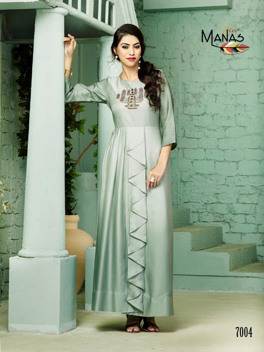 Zaira Manas Silk Handwork Wholesale Gown Zaira Manas Silk Handwork Wholesale Gown
