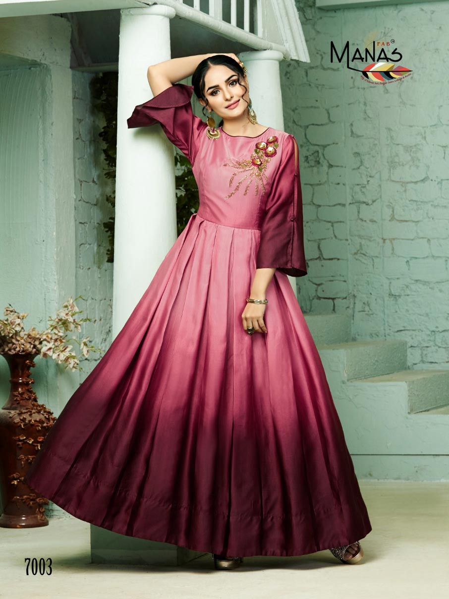 Zaira Manas Silk Handwork Wholesale Gown Zaira Manas Silk Handwork Wholesale Gown