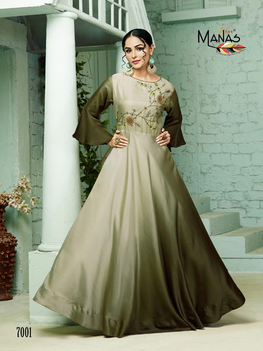 Zaira Manas Silk Handwork Wholesale Gown Zaira Manas Silk Handwork Wholesale Gown