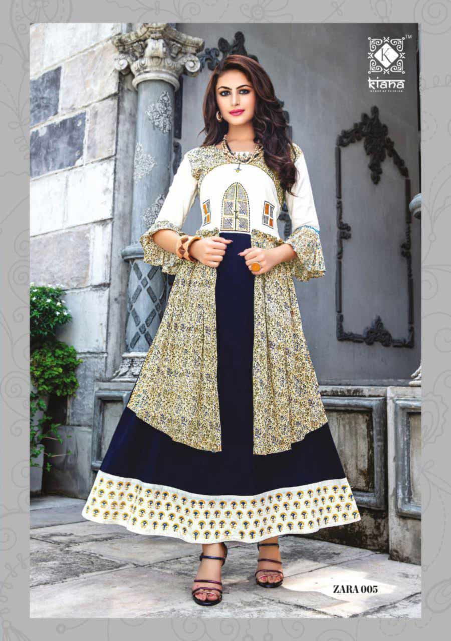 Kiana Zara Rayon Cotton Kurti Manufacturer Kiana Zara Rayon Cotton Kurti Manufacturer