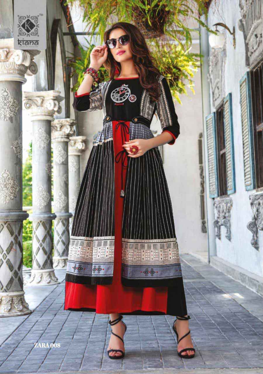 Kiana Zara Rayon Cotton Kurti Manufacturer Kiana Zara Rayon Cotton Kurti Manufacturer