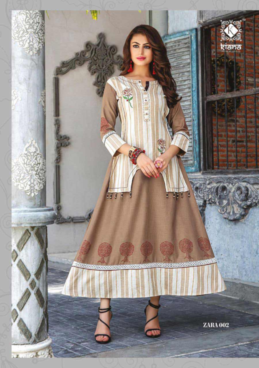 Kiana Zara Rayon Cotton Kurti Manufacturer Kiana Zara Rayon Cotton Kurti Manufacturer