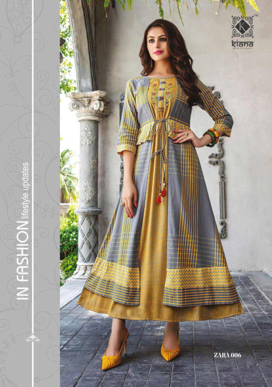 Kiana Zara Rayon Cotton Kurti Manufacturer Kiana Zara Rayon Cotton Kurti Manufacturer