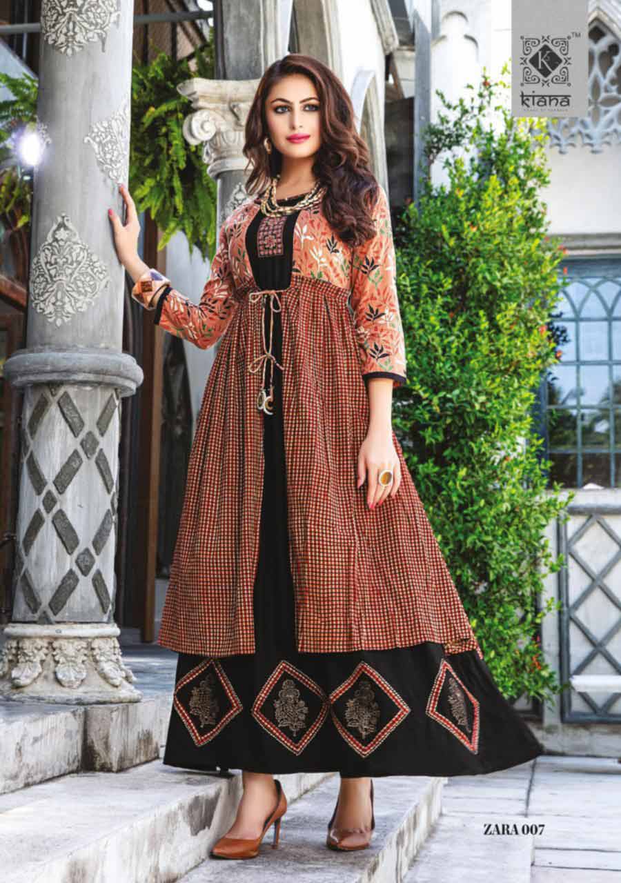 Kiana Zara Rayon Cotton Kurti Manufacturer Kiana Zara Rayon Cotton Kurti Manufacturer