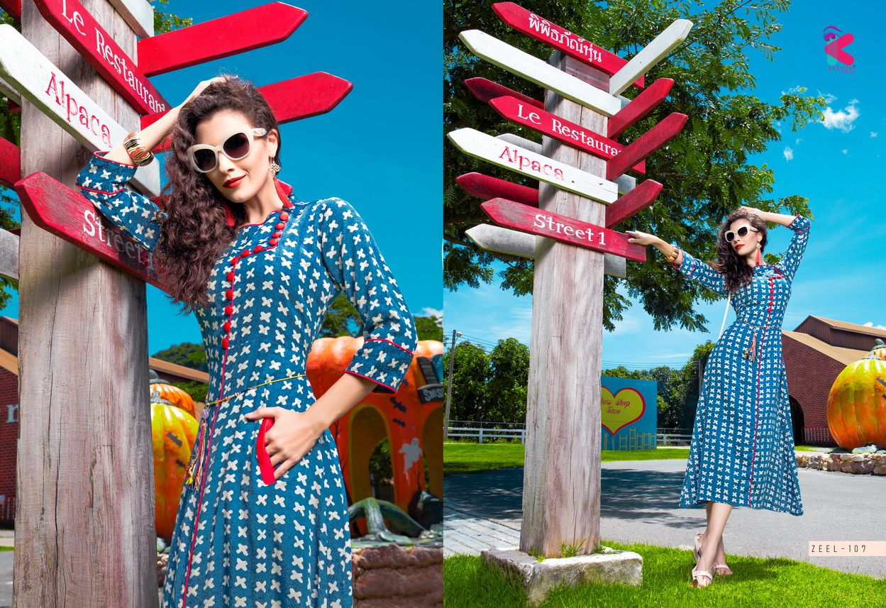 Zeel Cotton Printed Kersom Design Kurti Catalog Zeel Cotton Printed Kersom Design Kurti Catalog