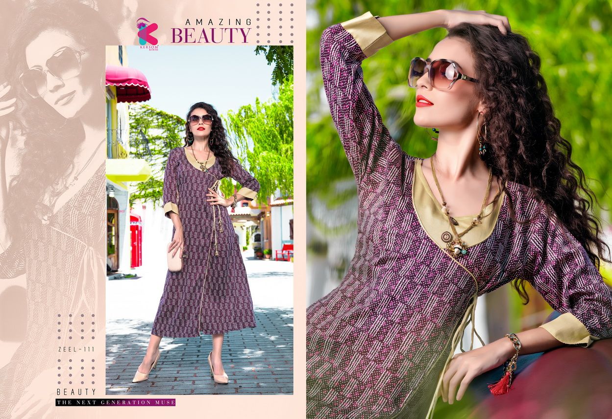 Zeel Cotton Printed Kersom Design Kurti Catalog Zeel Cotton Printed Kersom Design Kurti Catalog