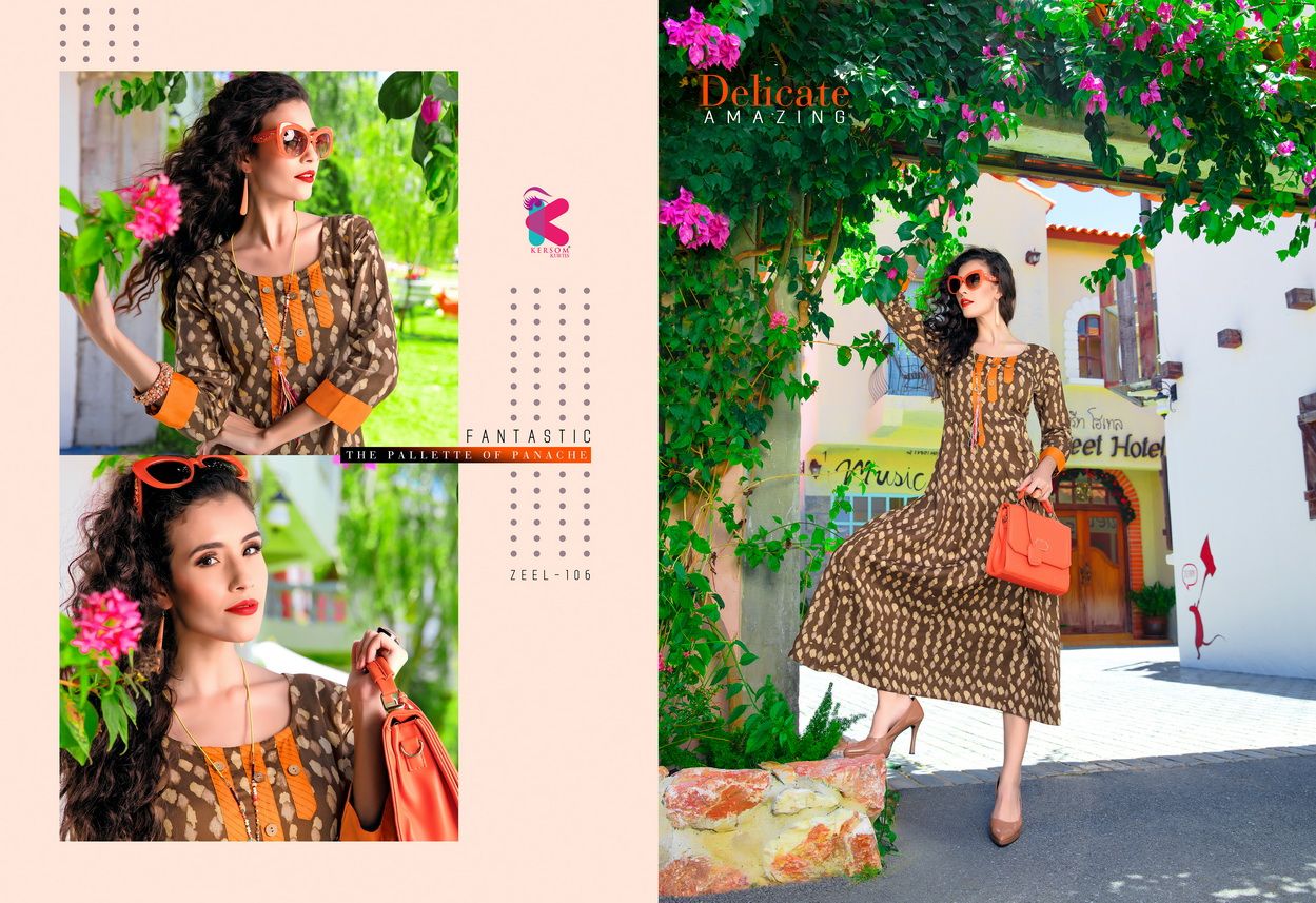 Zeel Cotton Printed Kersom Design Kurti Catalog Zeel Cotton Printed Kersom Design Kurti Catalog