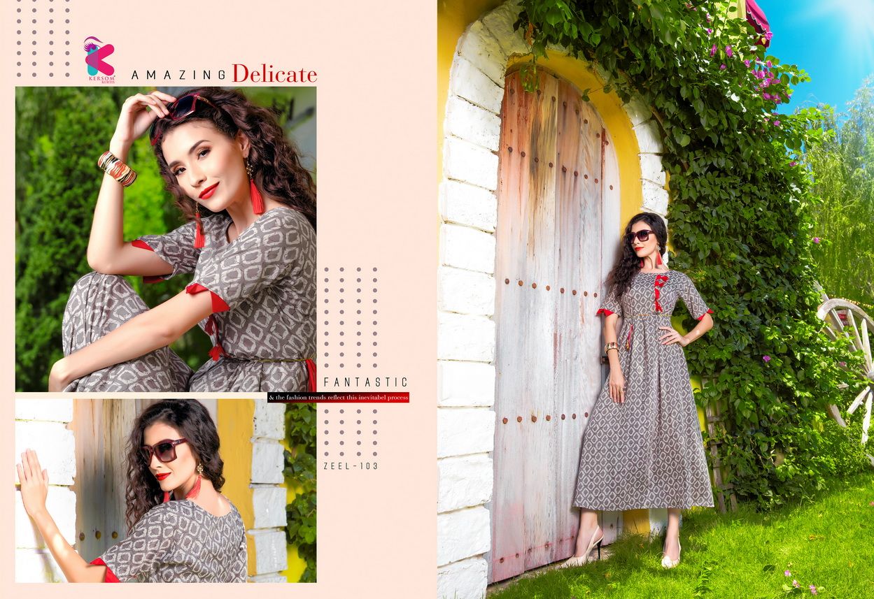Zeel Cotton Printed Kersom Design Kurti Catalog Zeel Cotton Printed Kersom Design Kurti Catalog