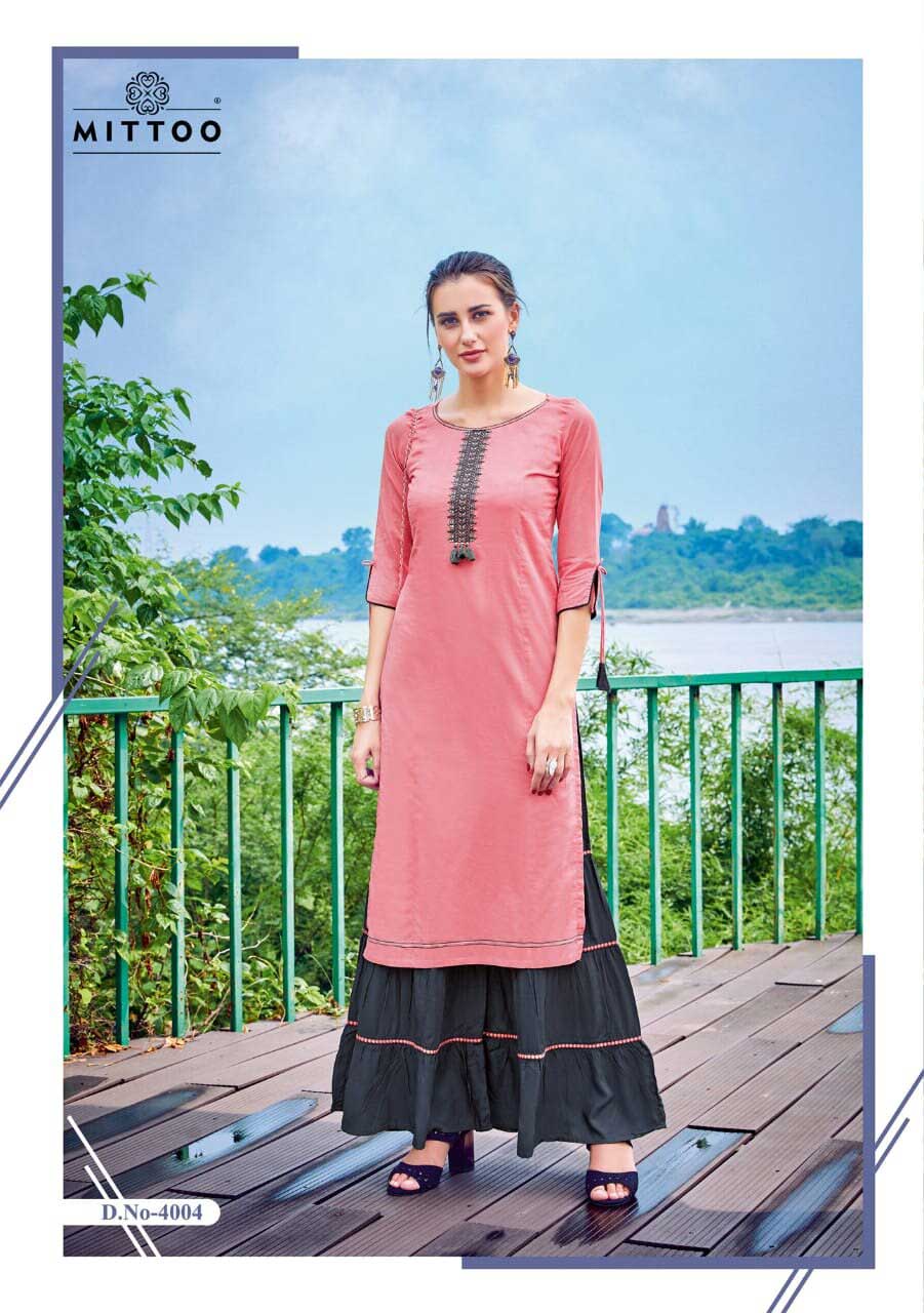 Mittoo Zoori Rayon Crepe Wholesale Kurti Mittoo Zoori Rayon Crepe Wholesale Kurti